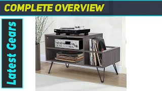 reviewDiscover the Perfect Vinyl Setup - ybaymy 3-Tier Record Player Stand Review