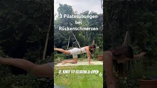 3 Pilatesübungen bei Rückenschmerzen | Anfänger Pilates deutsch #pilates #fitnesszuhause #pilates