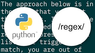 match text against multiple regex in python