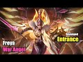 Freya War Angel Revamped Skin Epic Entrance (Upscale 4K) Mobile Legends #MOBILELEGENDS