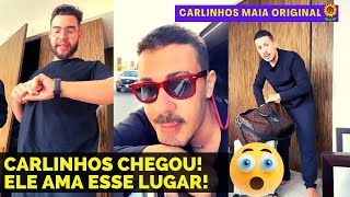 ELE FOI PRA OUTRO PAÍS! | QUE VISTA LINDA! CARLINHOS MOSTROU TUDO!😲😲 | CARLINHOS MAIA 🌻