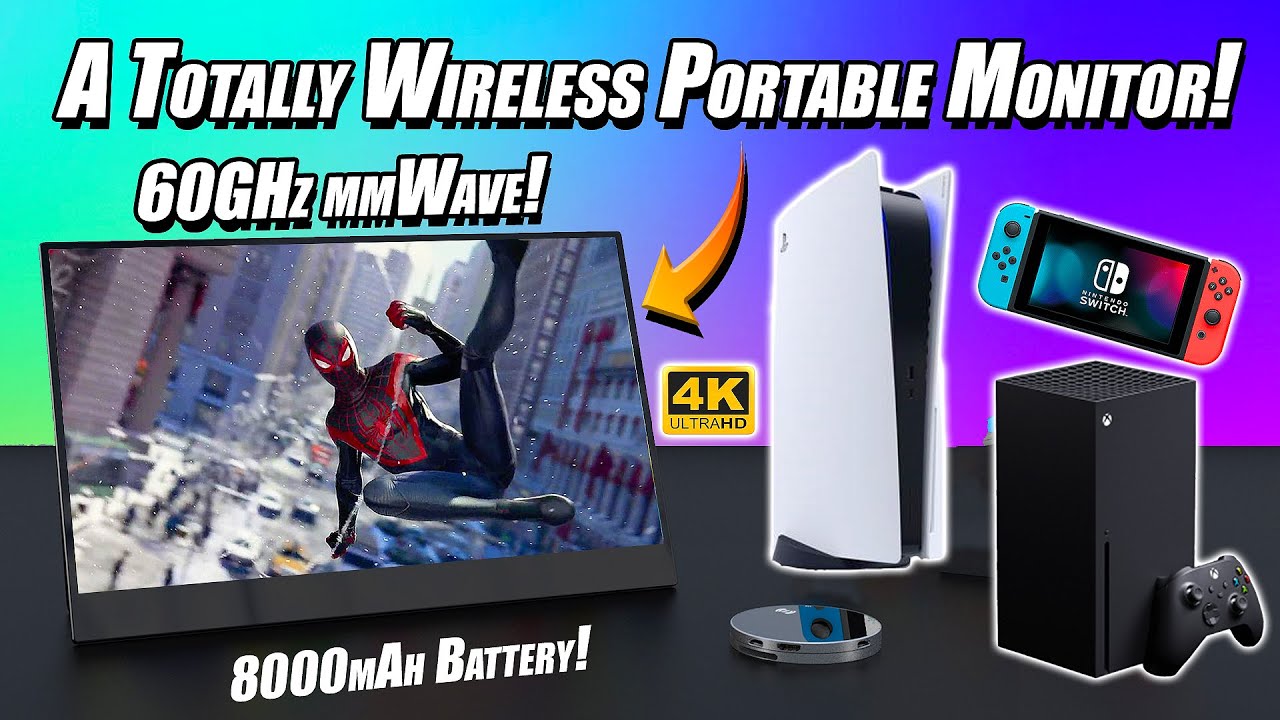 This All-New Wireless Portable Monitor Is The Coolest! AVA 4K WirelessHD Hands-On