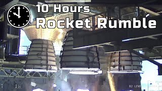 10 Hours of Rocket Rumble: SLS Engine Wiggle Loop - White Noise, Sleep Sounds