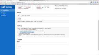AngularAttack2016 Formsy - form building components