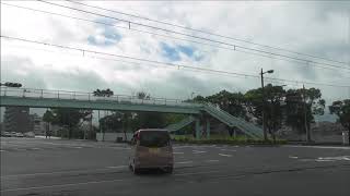 車載動画　甲突町～中央高前～国道3号(草牟田町）　風景