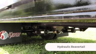 Kiefer Manufacturing 3000 Hydraulic Beavertail Flatbed Trailer