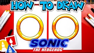 How To Draw A Ring From Sonic The Hedgehog Movie