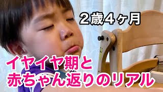 【2歳4ヶ月】イヤイヤ期と赤ちゃん返りってこんな感じ。