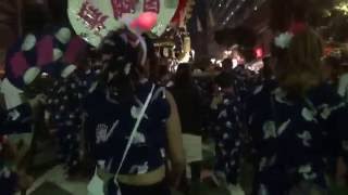 2016年　堺・開口神社　ふとん太鼓宮入⑦　新在家濱（担ぎ出し）