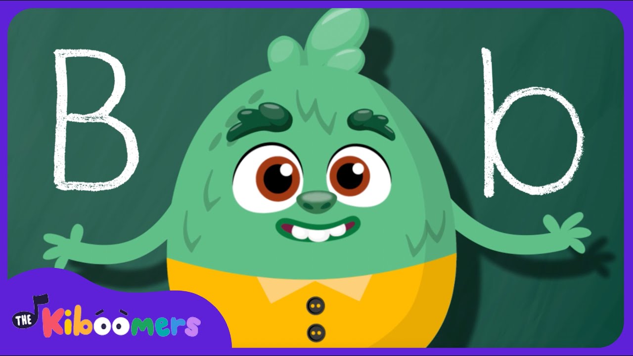 Letter B Song - THE KIBOOMERS Uppercase & Lowercase Letters - Phonics ...