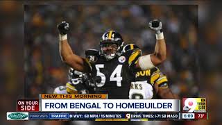 Former Bengal trades helmet for hardhat, trying to build a solid foundation as a homebuilder