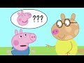 peppa pig turns into a giant zombie at the hospital peppa pig danny dog rebecca rabbit life story