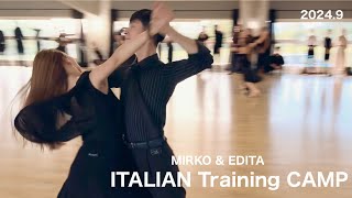 【練習風景】Dance Camp in Italy 2024.9月 社交ダンス