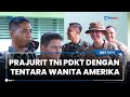 Momen Panglima TNI Ketahui Prajuritnya PDKT dengan Tentara Wanita Amerika di Garuda Shield 2022