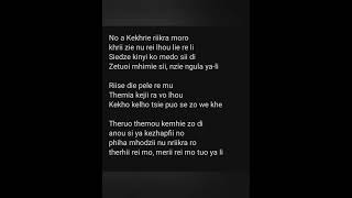 Lyric video of Kekho kelho tsie puo se zo we khe