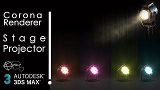 Free Model | Stage Projector | Corona Renderer