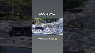 Mahindra Thar water wading capacity... 🔥🔥😍 Crossing flooded streets in Bengaluru