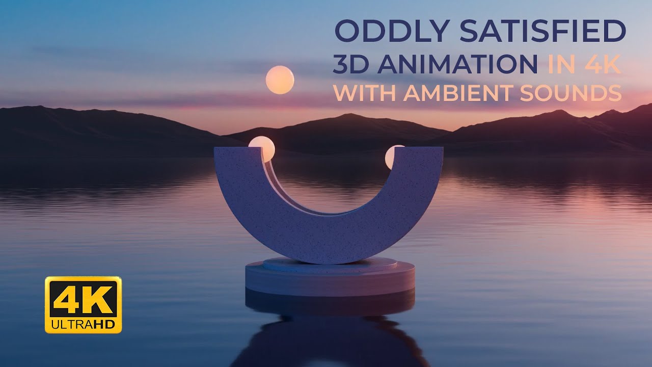 Relaxation And Stress Relief Oddly Satisfied 3d Animation In 4k And