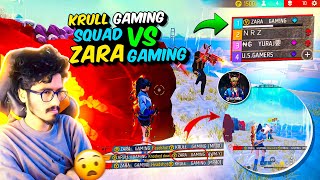 My last Video 2024😭Krull Gaming Squad VS Zara Gaming☠️Can I Handle Them❓