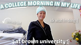 A PRODUCTIVE MORNING IN MY LIFE at Brown University - come hang out with me :)