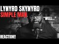 I was asked to listen to Lynyrd Skynyrd- Simple Man (Reaction!!)