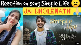 Reaction On Song Simple Life by Gulzaar Chhaniwala #Simplelife #reactionvideo #trending #haryanvi