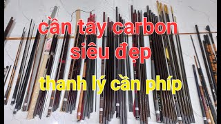 Cần Tay VIP Carbon Nhật, Thanh Lý Cần Phíp | 02/07/2024 | LH: 0866700856