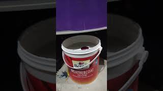 Weathercoat glow Berger Dark Shade making #berger #likes #viral #trend #reels #shorts #funny #paint