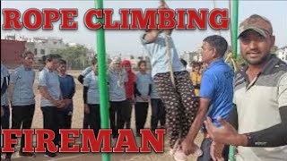 लड्कियो के लिए #ascfiremanRopeclimbing/#Ropeclimbingtrick#AscFiremanphysical @Indianarmy