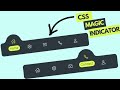 How to Create Magic Navigation Menu Indicator Using(html/css/js)