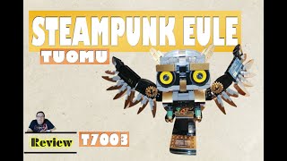 Steampunk Eule - TUOMU - T7003 - Review - Stream Davinci - Deutsch