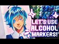 Let's Make and Alcohol Marker Drawing! | Real Time Process