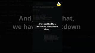 JavaScript Magic: Create a Countdown Timer in Under 60 Seconds!
