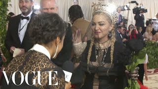 Madonna Blesses Liza Koshy and Talks Religious Themes in Her Music | Met Gala 2018 With Liza Koshy
