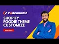 Shopify Foodie Theme Customize - Paid Theme