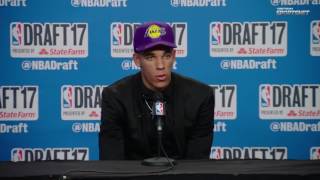 Lakers Lonzo Ball Press Conference NBA Draft 2017