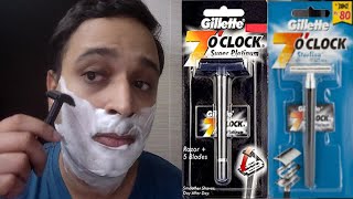 Gillette Sterling | Gillette 7 O Clock Super Platinum Razor (Hindi)