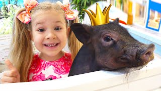 Diana and Roma Visit the Zoo and Learn about Animals