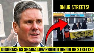 ABSOLUTE DISGRACE - As Sharia Law Being Promoted In UK Streets!