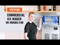 VEVOR Built-in Commercial Ice Maker Stainless Steel Restaurant Ice Cube Machine