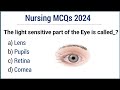 Nursing MCQs 2024 / nursing exams questions and answers