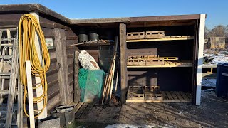 No 156 - Allotment Store Completed & Plot Neighbours.