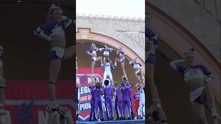 Performance strength and show #cheerleader #cheer #stunts