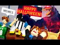 ROBLOX Heroes Battlegrounds Funny Moments Part 2 (MEMES) 🎃