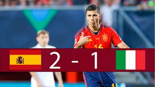 Spain vs Italy 2-1 | Semifinal UEFA Nations League 2023 - Highlights & Goals