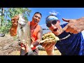 Catch and Cook with a SUBSCRIBER! Delicious Fish Burgers!