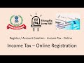 Income Tax Account Registration | How to create E-filing Account Online Registration | ITR Account