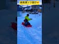 【超神業シリーズ】①兄弟仲良く超高速ソリで一気に下降🛷 伊ノ沢市民スキー場⛷️ 北海道旭川市✨ ninjya shorts スティーブ トレーシー 伊ノ沢市民スキー場 スキー ソリ