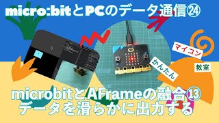 microbitでWebVRゲーム？ マイクロビットで通信㉔【Web-serial-api+micro:bit+AFrame】第906回