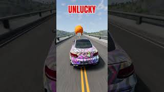 Lucky vs Unlucky Cars - BeamNG.Drive! 😜👌 #shorts